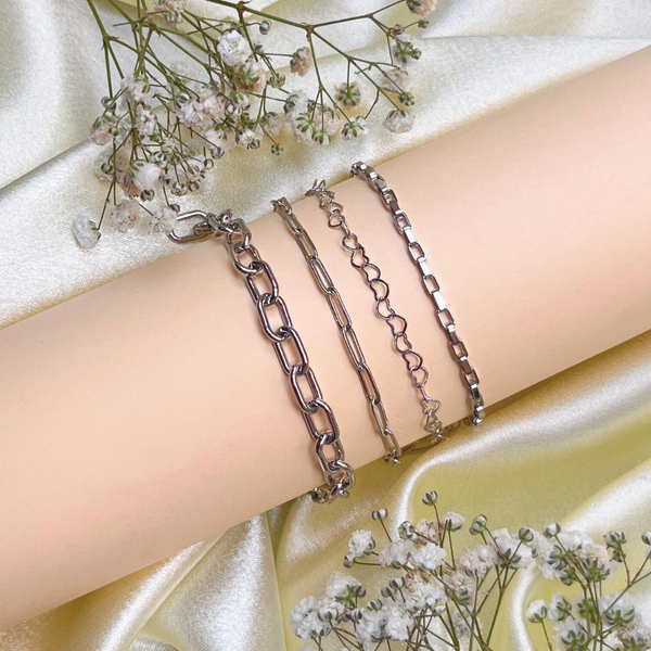 Four Layer Bracelet Stack