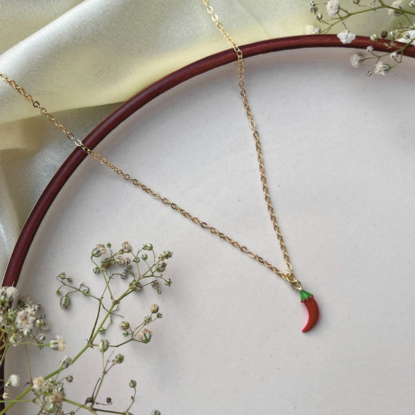 Spicy Charm Chili Pendant