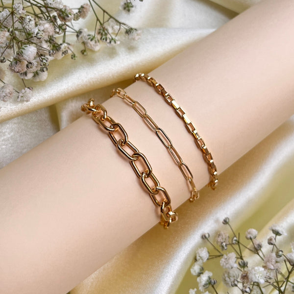 Three Layer Bracelet Stacks